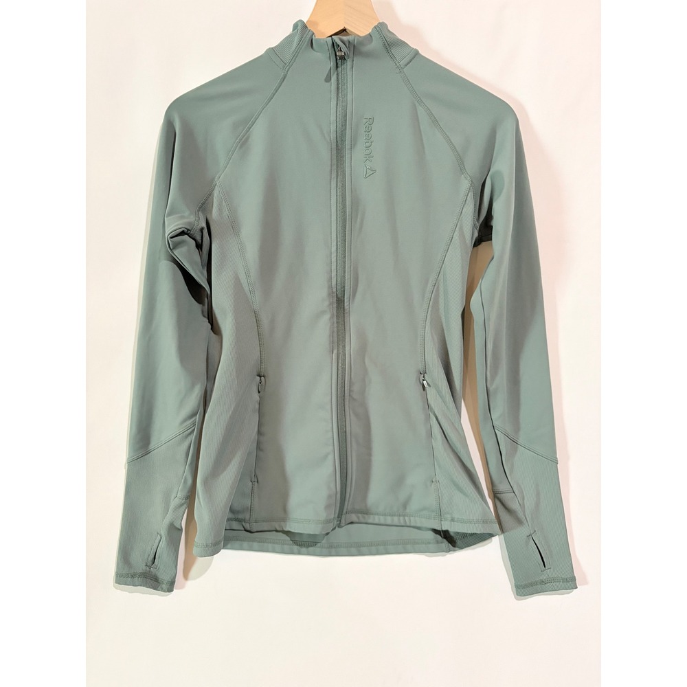 Reebok Full Zip Jacket Athletic Sporty Full Zip Track Jacket XS Activewear Gym